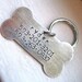 Give a dog a bone - custom personalized pet ID tag in aluminum
