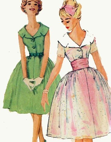 1940s FLARED SKIRT, CUMMERBUND PATTERN EASY TO MAKE VOGUE 6160