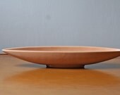 modern tan pottery bowl