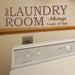 Wall Decals Quote Our Laundry Room Always loads of fun vinyl wall art Stickers for your homes laundry room