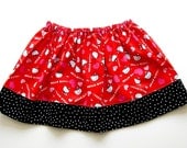 Love Kitty...a Valentine's Skirt...RTS 18 mos to size 4...New lower price
