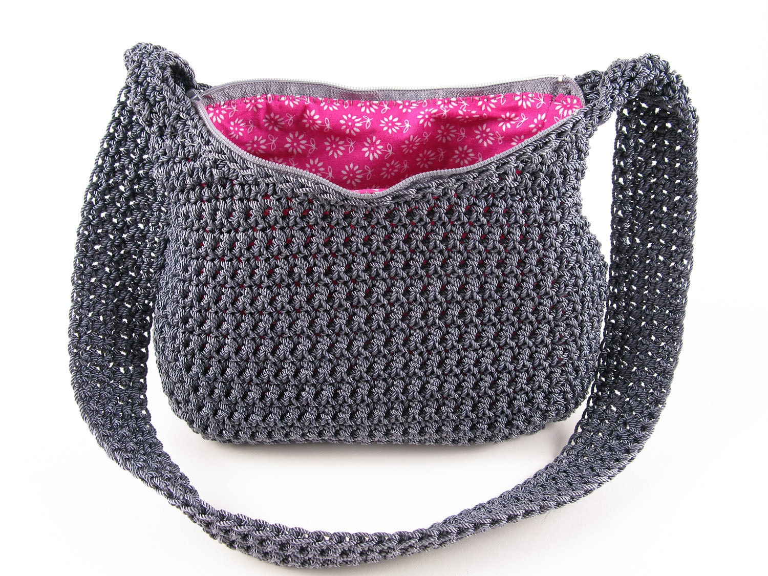 Crochet Nylon Handbag Pattern - Digital Download PDF Crochet Pattern