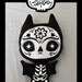 Sugar Skull Toy - Day of the Dead toy - Dia de los Muertos plush - Sugar Skull Bat