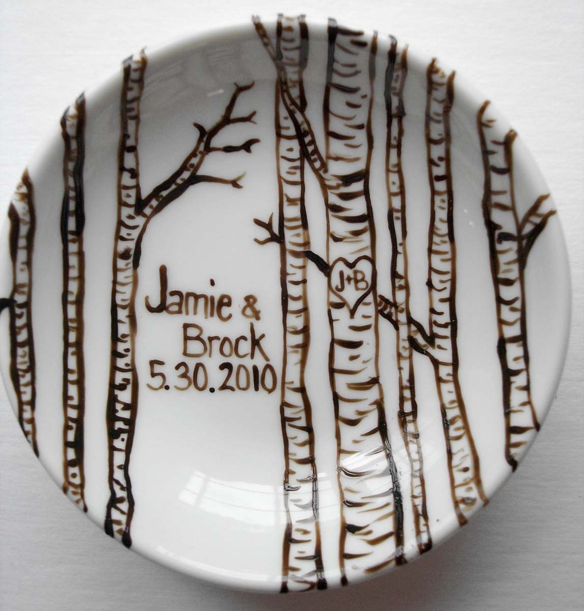 Custom Painted Ring Dish