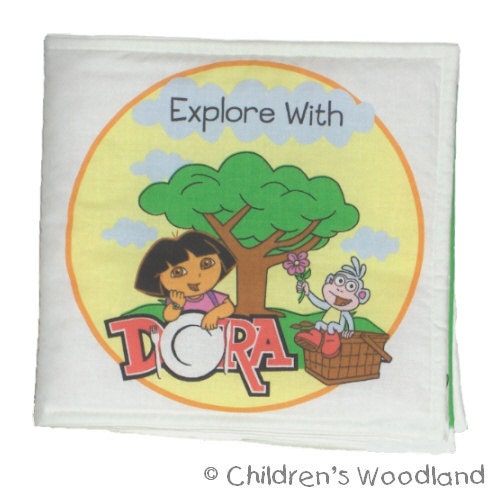 SOFT / CLOTH BOOK - Dora the Explorer - English & Spanish