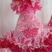 Custom Boutique Cheery Birthday Party Hat Collection pink cupcake, red polka dots