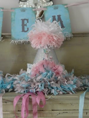 Marie Antoinette Custom Vintage Birthday Party Hat Package, Let them eat cake banner, guest hats, cupcake picks