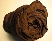Playsilk - 35x35 inch silk in Chocolate Brown - Dark, Rich, Soil for your Nature Table