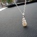 Dainty Single Pearl Sterling Silver Necklace - Minimalist Jewelry