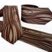 Against The Grain Necktie - Wood Grain Faux Bois Rustic Tie - Gifts for Men, Wedding