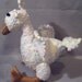 Chauncey, large huggable crocheted chocobo