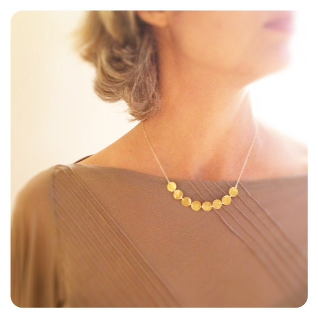 sterling silver, stepping stones, link, eco friendly, necklace