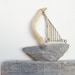 Drift Away - Key Holder Rack, Jewelry Organizer Rack - Driftwood, Textile, Metal