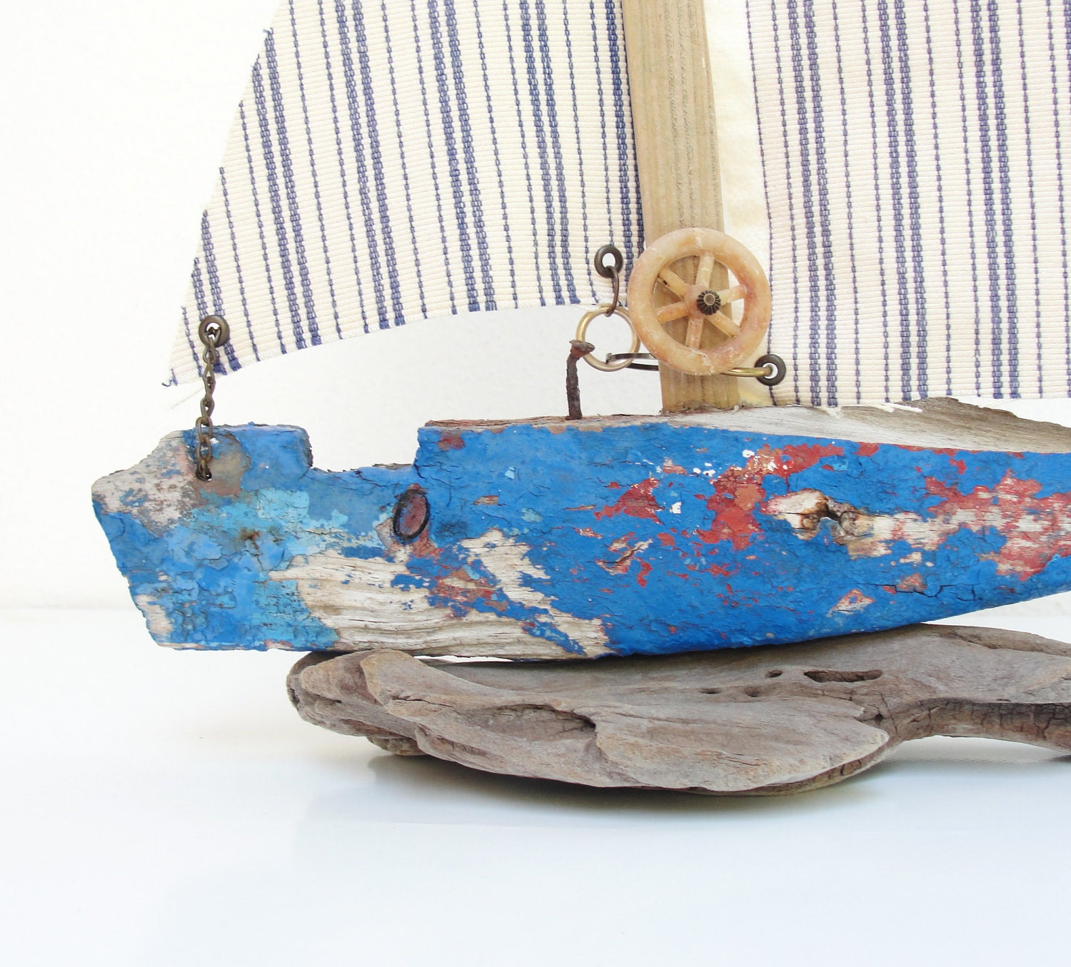 Let's Drift Away - Driftwood Boat