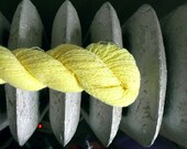 Upcycled Cashmere Lace Weight Yarn, Yellow