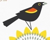 red-winged blackbird limited edition print