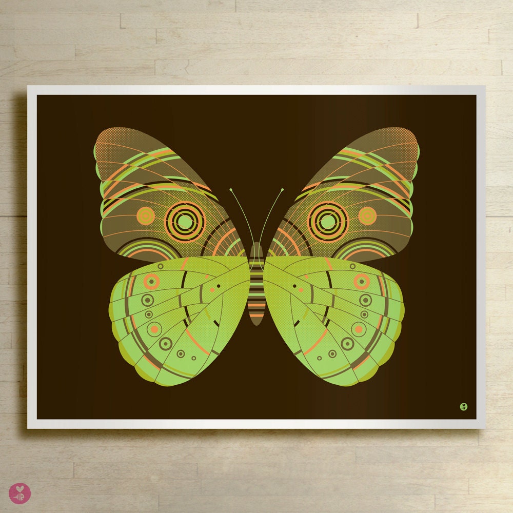 forest owl moth limited edition print