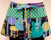 Jam Session Zipper/Key Clasp Vendor Apron