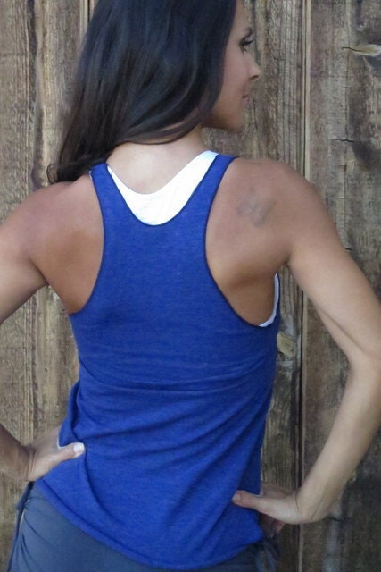 Rise Up to the Challenge of Your Rivals. Old-School Gym Tank. Size MEDIUM