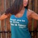 Though she be but little she is FIERCE. Old-School Gym Tank.  Size SMALL