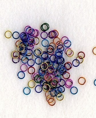 6mm Anodized Aluminum JUMP RING MIX