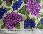 Fabric yardage:Grapes cotton fabric  more than a fat quarter