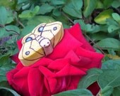 Waldorf Inspired Kids Wooden Pretty Moth Play Toy