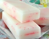 Shea Butter Soap - Exfoliating Moisturizing Jojoba Pearls - Passionately Pikaki Scent - Vegan Friendly Soap