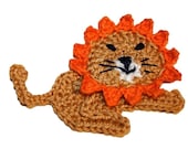 Pattern - Crochet Lion Applique PDF