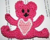 Pattern-Love Heart Bear Applique