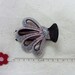 50% OFF Handmade hair grip, hair clip, hair barrette, hair accessories: white and Pink mini dots