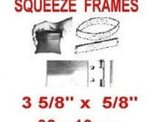 10 Pouch Frame SETS - SQUEEZE FRAME, 3 5/8 inch, Coin Purse, Eye Glass Case, 92mm
