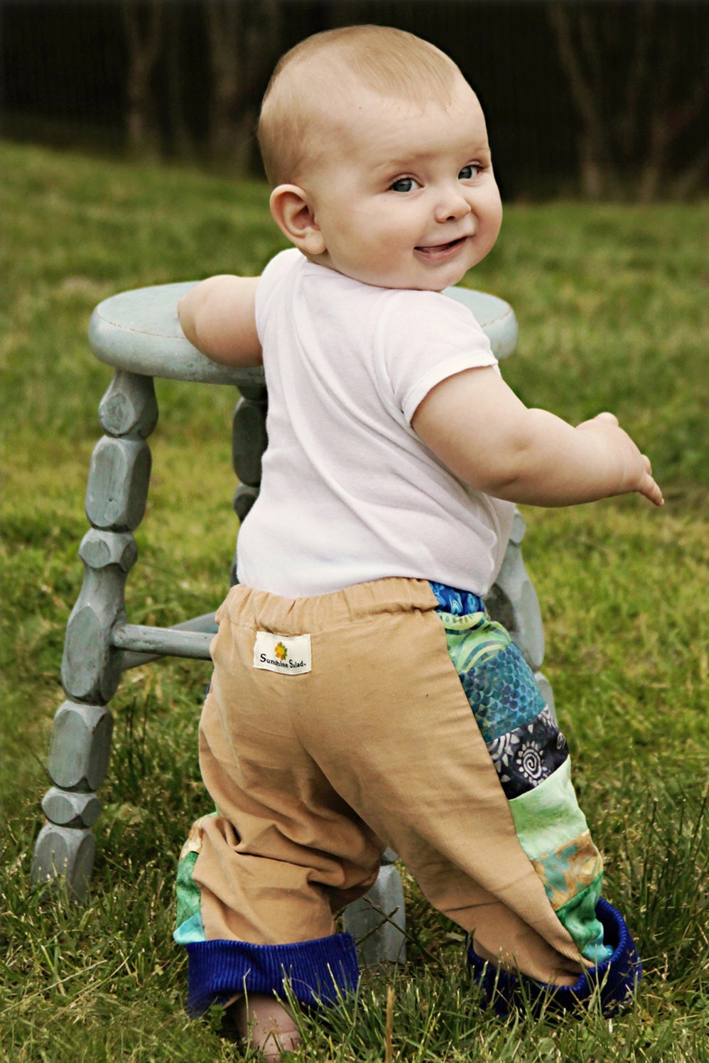 Batik Patchwork and Corduroy Pants..baby toddler boys girls..6 months, 12 months, 18 months, 24 months, 2T, 3T, 4T