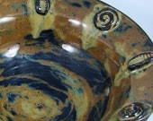 4 Cup Ceramic Bowl / Cinnamon Rust Decorative Centerpiece - Handmade Stoneware Serving Bowl - Wheel Thrown Clay Pottery - Ready to Ship