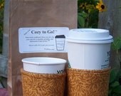 Cozy to Go Cup Wrap Golden Leaves Grow Autumn GLGA1