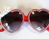 Barbie Sweetheart Red Sunglasses Accessory Sunnies Cute Kawaii Lolita Retro by Cutie Dynamite