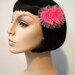 Double Ruffled Heart Hair Clip Accessory Cute Kawaii Lolita Pinup Party by Cutie Dynamite
