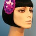Sparkle Team Glitter Badge Brooch Hair Clip Accessory by Cutie Dynamite Rockabilly Cute Pinup