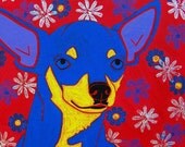 CHI WAH WHA  - Dog Pop Art Print - by dogpopart on etsy