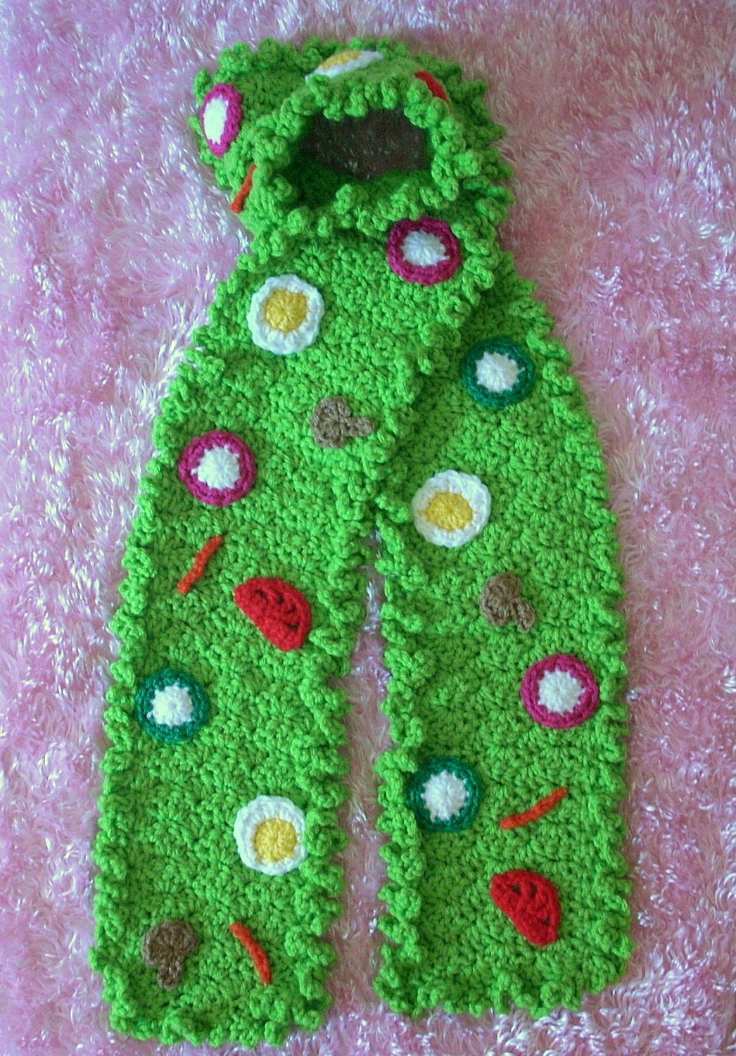 Chef Salad Scarf 60 in. Super Soft Made To Order