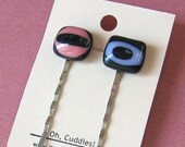 Fused Glass Hairpins
