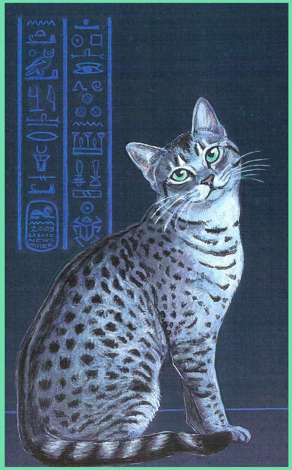 Egyptian Cat Art