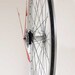 clock made from a recycled bike wheel