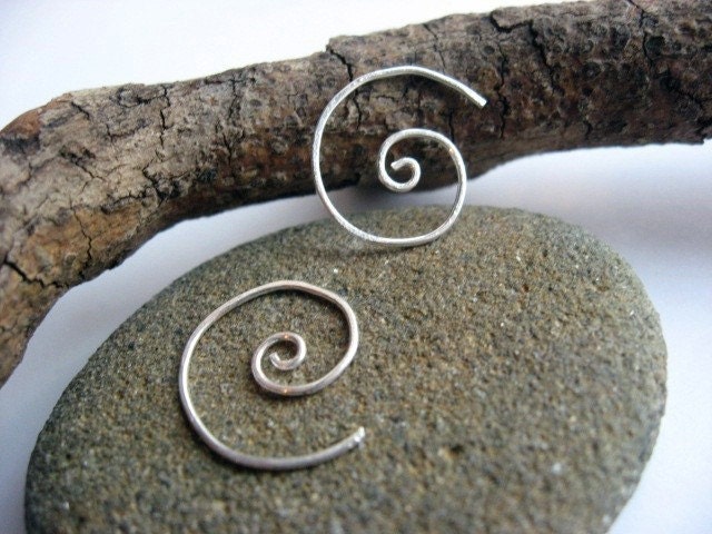 40% OFF with coupon code (2013SALE40) - 1/2 inch Sterling Spiral Earrings