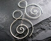 40% OFF with coupon code (2013SALE40) - Sterling Spiral Earrings - Goddess Mother Design