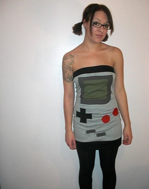 Nintendo game boy tube dress