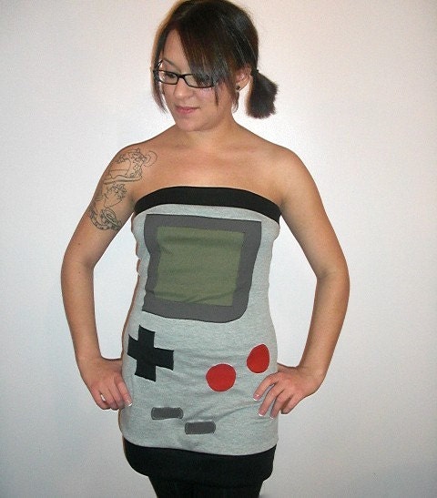Nintendo game boy tube dress
