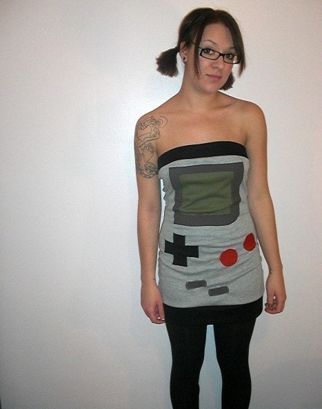 Nintendo game boy tube dress