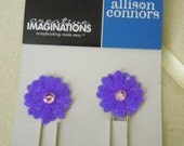 purple sparkle paper clips - creative imaginations - allison connors
