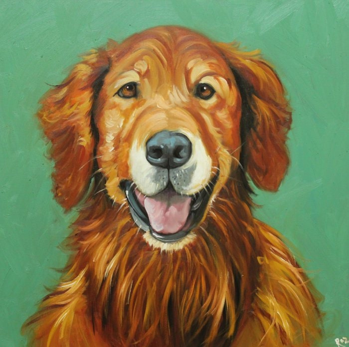 Commission a pet custom animal oil portrait by Roz